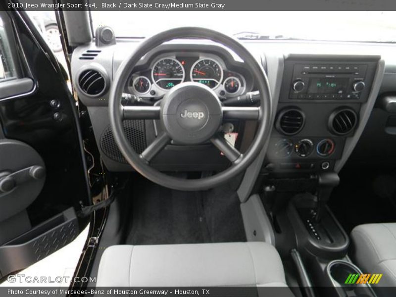Black / Dark Slate Gray/Medium Slate Gray 2010 Jeep Wrangler Sport 4x4