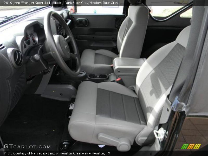 Black / Dark Slate Gray/Medium Slate Gray 2010 Jeep Wrangler Sport 4x4