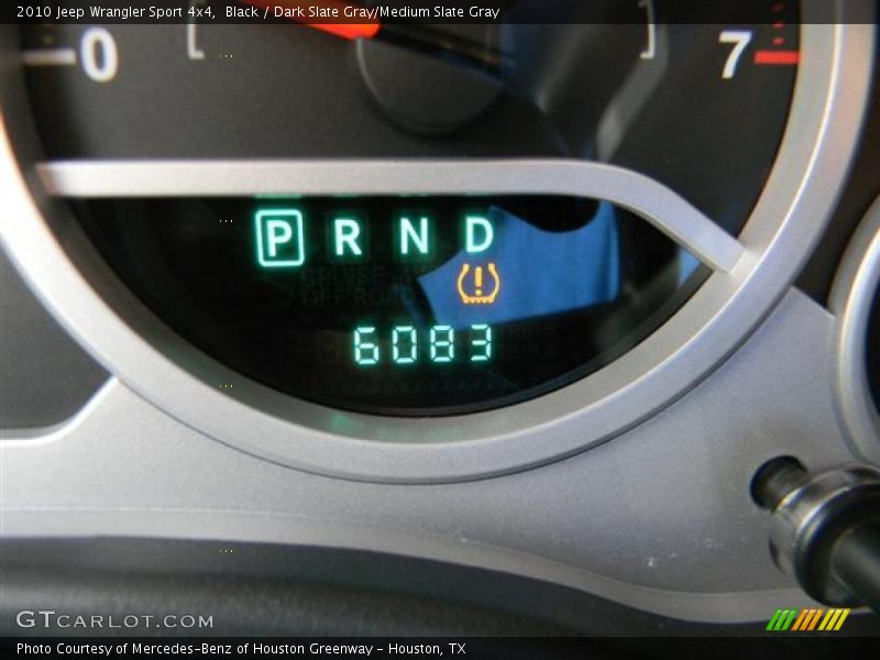 Black / Dark Slate Gray/Medium Slate Gray 2010 Jeep Wrangler Sport 4x4