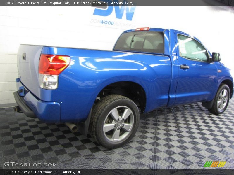 Blue Streak Metallic / Graphite Gray 2007 Toyota Tundra SR5 Regular Cab