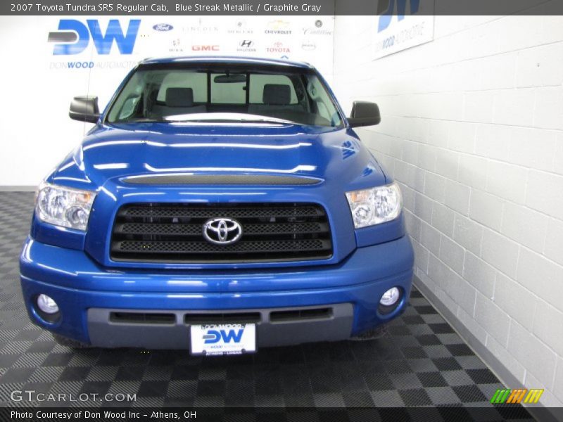 Blue Streak Metallic / Graphite Gray 2007 Toyota Tundra SR5 Regular Cab