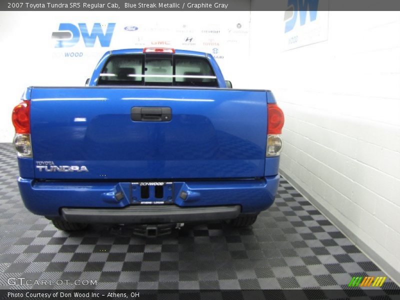 Blue Streak Metallic / Graphite Gray 2007 Toyota Tundra SR5 Regular Cab