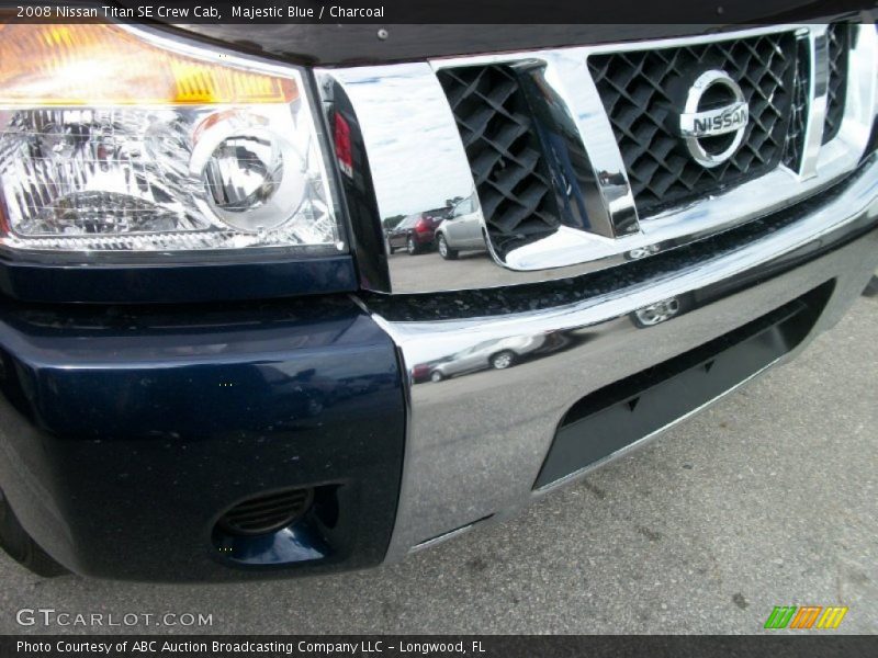 Majestic Blue / Charcoal 2008 Nissan Titan SE Crew Cab