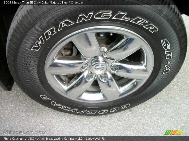 Majestic Blue / Charcoal 2008 Nissan Titan SE Crew Cab