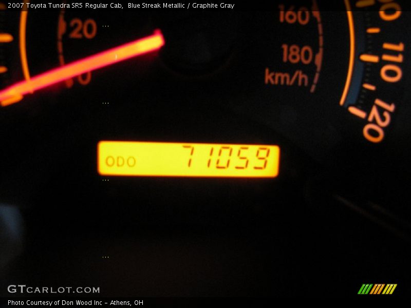 Blue Streak Metallic / Graphite Gray 2007 Toyota Tundra SR5 Regular Cab