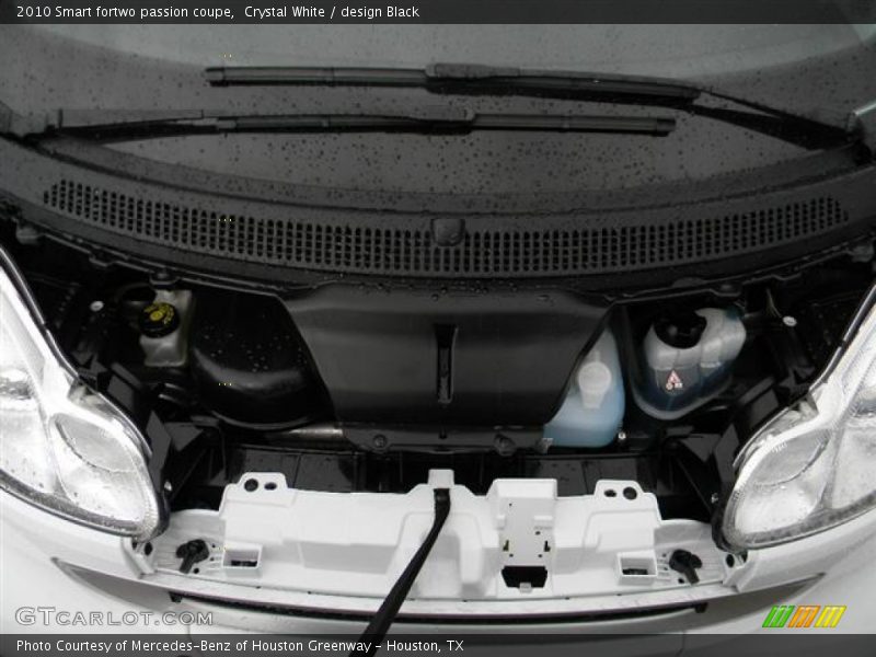 Crystal White / design Black 2010 Smart fortwo passion coupe
