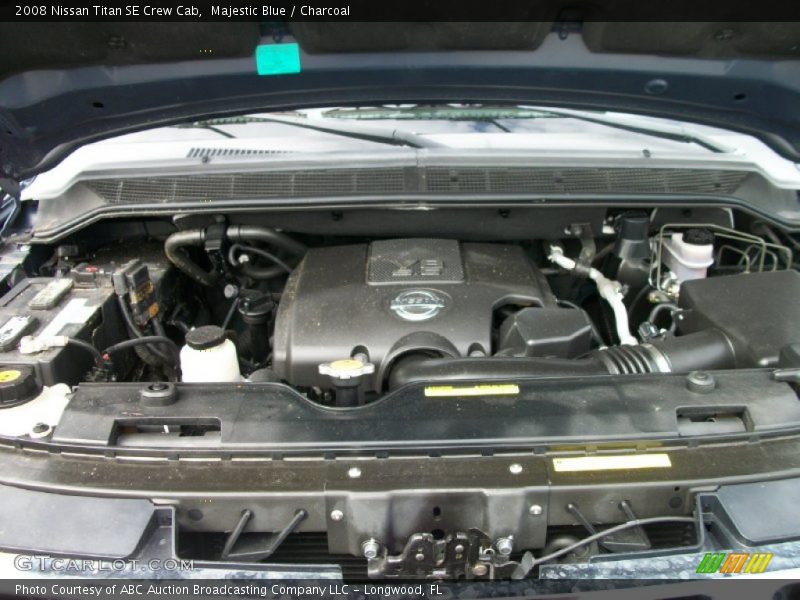 Majestic Blue / Charcoal 2008 Nissan Titan SE Crew Cab