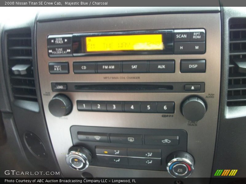 Majestic Blue / Charcoal 2008 Nissan Titan SE Crew Cab
