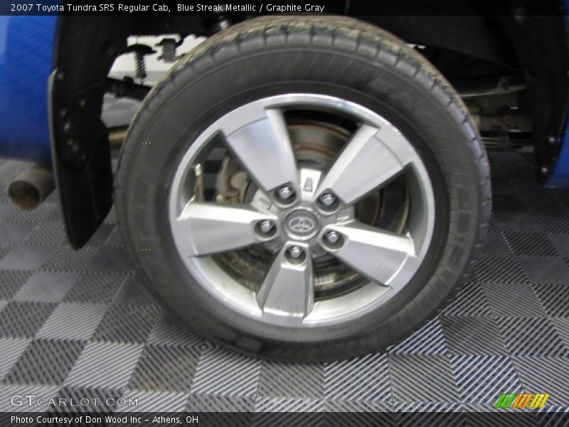 Blue Streak Metallic / Graphite Gray 2007 Toyota Tundra SR5 Regular Cab