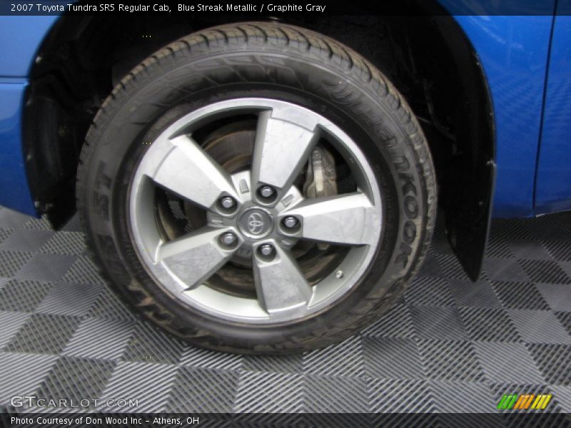Blue Streak Metallic / Graphite Gray 2007 Toyota Tundra SR5 Regular Cab