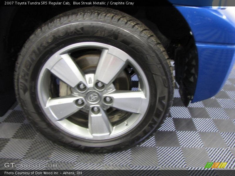 Blue Streak Metallic / Graphite Gray 2007 Toyota Tundra SR5 Regular Cab