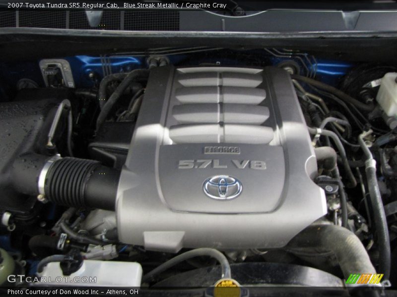 Blue Streak Metallic / Graphite Gray 2007 Toyota Tundra SR5 Regular Cab