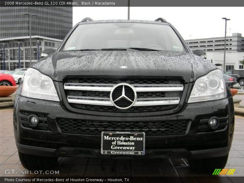 Black / Macadamia 2008 Mercedes-Benz GL 320 CDI 4Matic