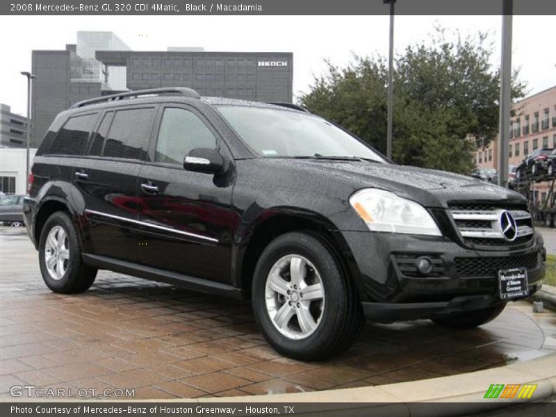 Black / Macadamia 2008 Mercedes-Benz GL 320 CDI 4Matic