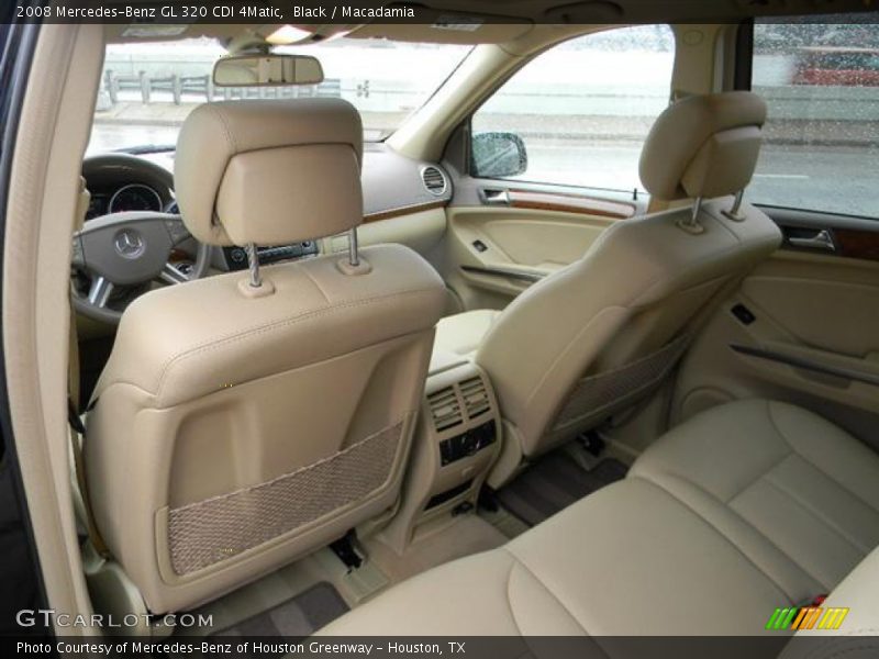 Black / Macadamia 2008 Mercedes-Benz GL 320 CDI 4Matic