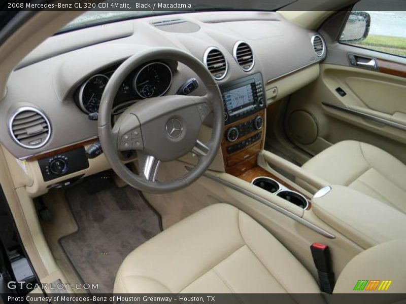 Black / Macadamia 2008 Mercedes-Benz GL 320 CDI 4Matic