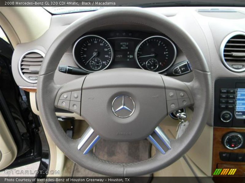 Black / Macadamia 2008 Mercedes-Benz GL 320 CDI 4Matic