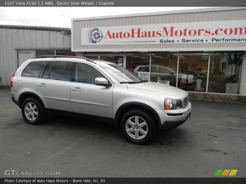 Electric Silver Metallic / Graphite 2007 Volvo XC90 3.2 AWD