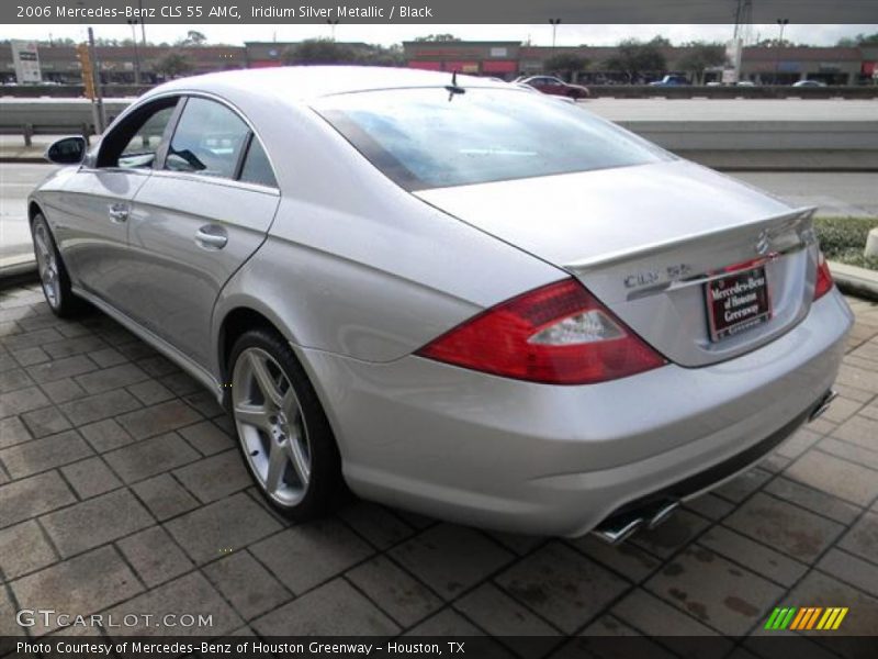 Iridium Silver Metallic / Black 2006 Mercedes-Benz CLS 55 AMG