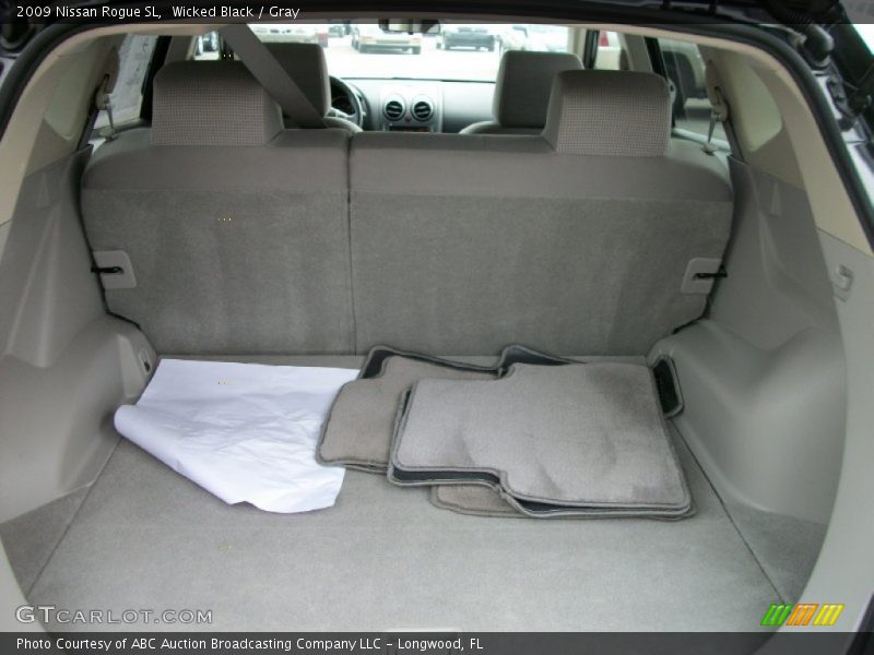 Wicked Black / Gray 2009 Nissan Rogue SL