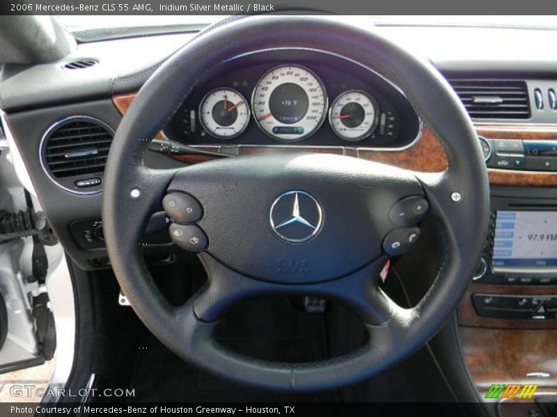 Iridium Silver Metallic / Black 2006 Mercedes-Benz CLS 55 AMG