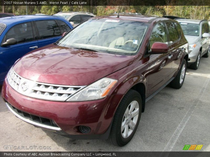 Merlot Pearl / Cafe Latte 2007 Nissan Murano S AWD