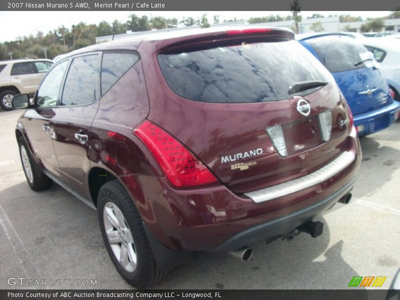 Merlot Pearl / Cafe Latte 2007 Nissan Murano S AWD