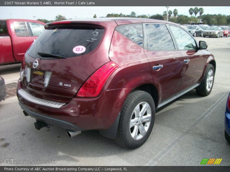 Merlot Pearl / Cafe Latte 2007 Nissan Murano S AWD