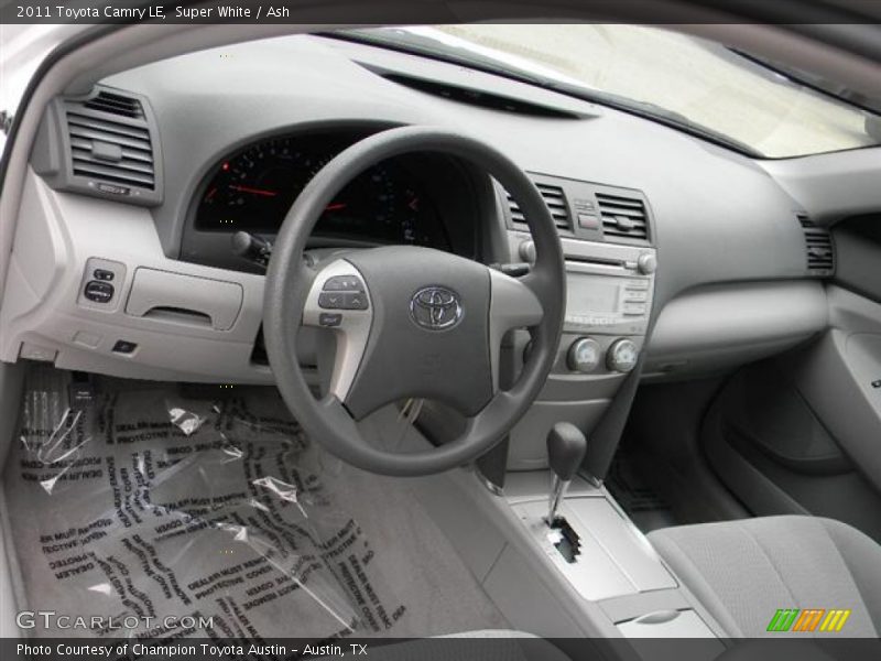 Dashboard of 2011 Camry LE