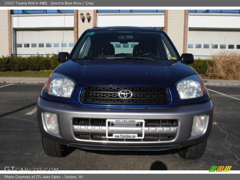 Spectra Blue Mica / Gray 2003 Toyota RAV4 4WD
