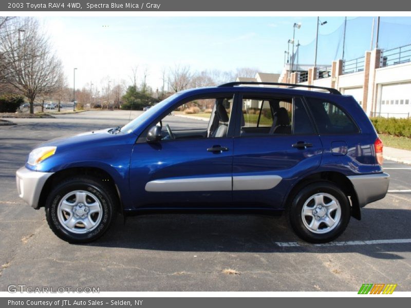 Spectra Blue Mica / Gray 2003 Toyota RAV4 4WD