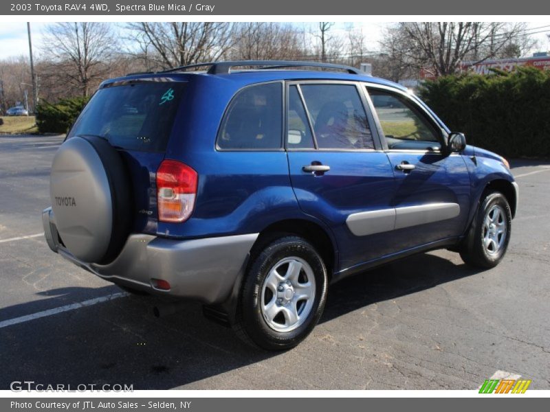 Spectra Blue Mica / Gray 2003 Toyota RAV4 4WD