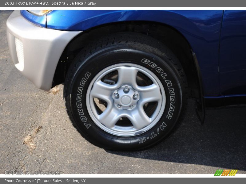 Spectra Blue Mica / Gray 2003 Toyota RAV4 4WD