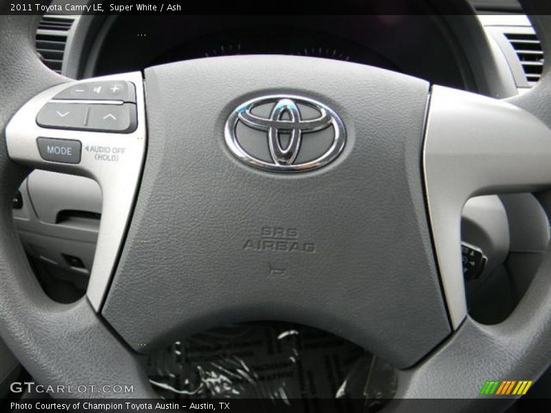 Super White / Ash 2011 Toyota Camry LE