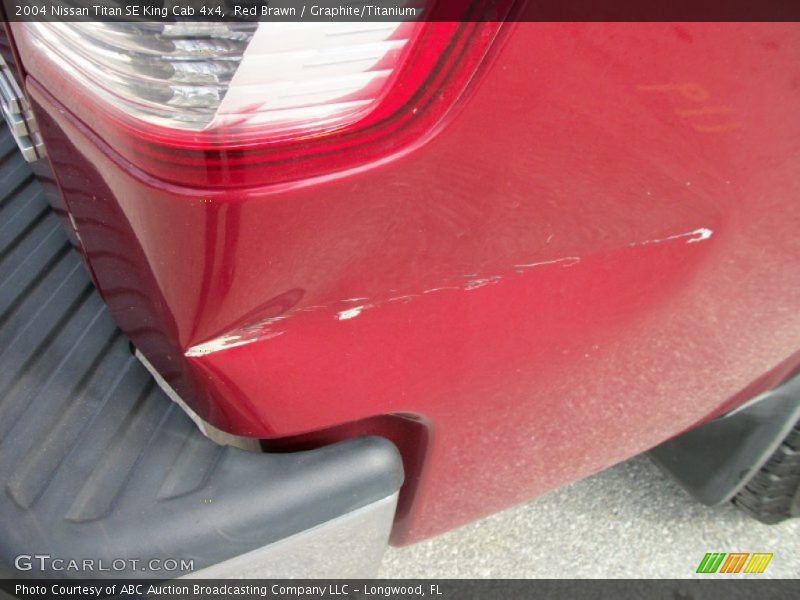 Red Brawn / Graphite/Titanium 2004 Nissan Titan SE King Cab 4x4
