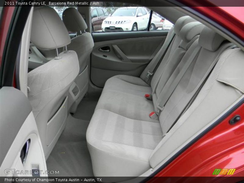 Barcelona Red Metallic / Ash 2011 Toyota Camry LE
