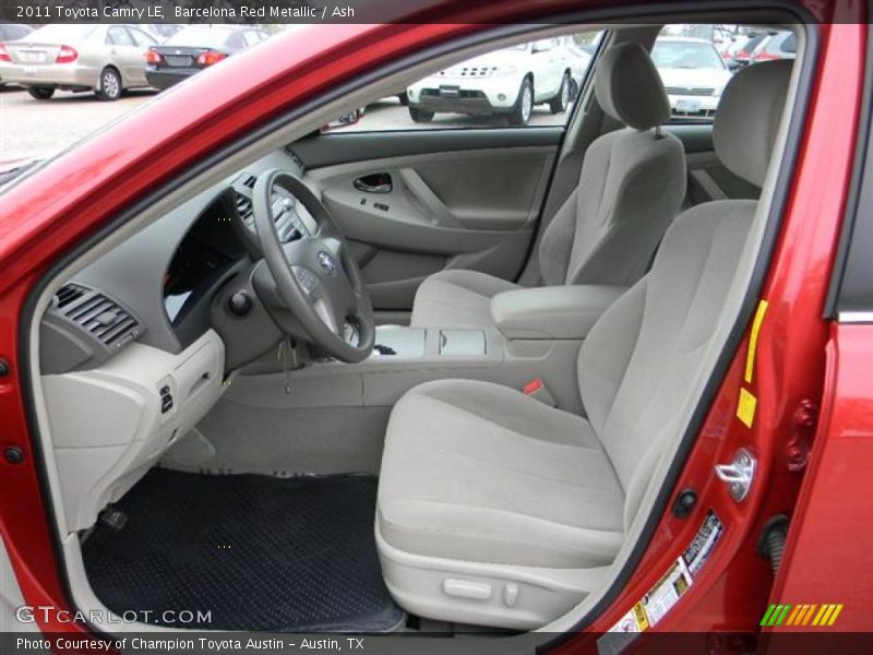 Barcelona Red Metallic / Ash 2011 Toyota Camry LE