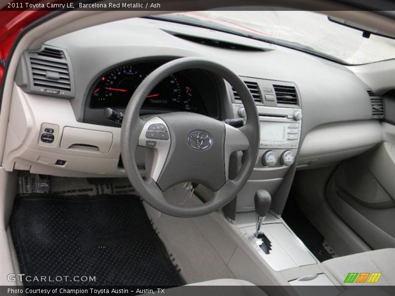 Barcelona Red Metallic / Ash 2011 Toyota Camry LE