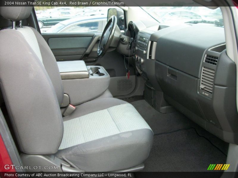Red Brawn / Graphite/Titanium 2004 Nissan Titan SE King Cab 4x4