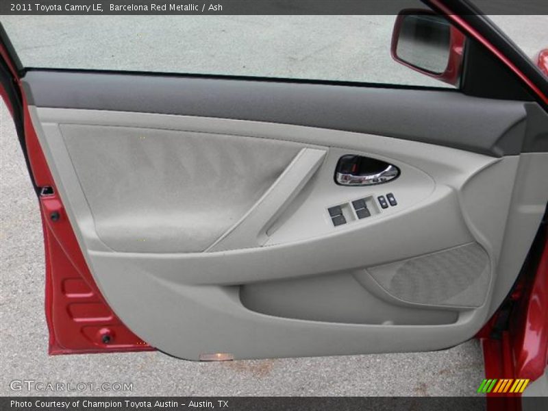 Barcelona Red Metallic / Ash 2011 Toyota Camry LE