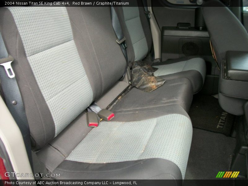Red Brawn / Graphite/Titanium 2004 Nissan Titan SE King Cab 4x4