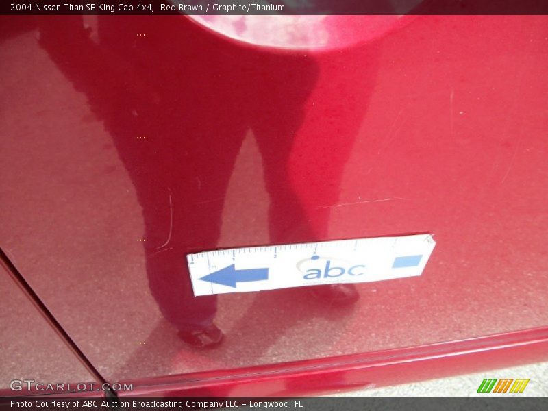 Red Brawn / Graphite/Titanium 2004 Nissan Titan SE King Cab 4x4