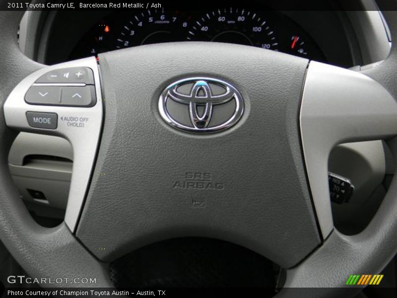 Barcelona Red Metallic / Ash 2011 Toyota Camry LE