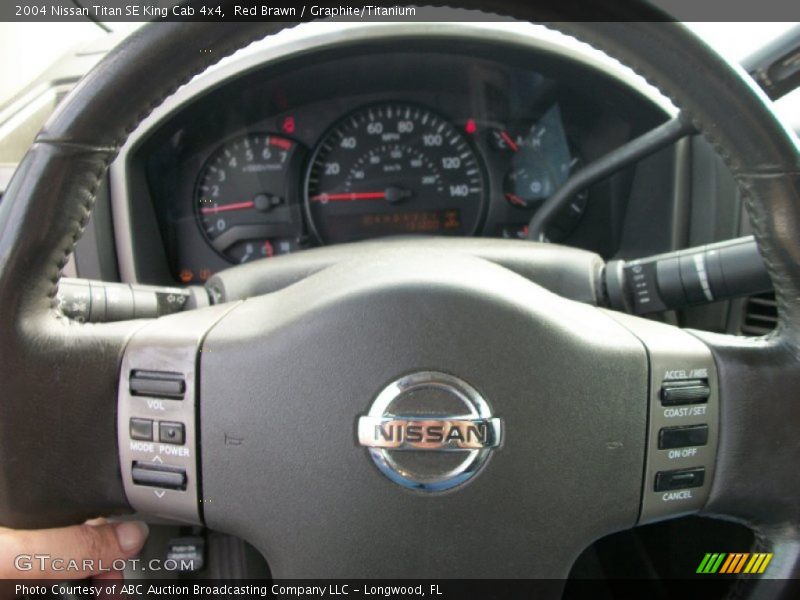 Red Brawn / Graphite/Titanium 2004 Nissan Titan SE King Cab 4x4