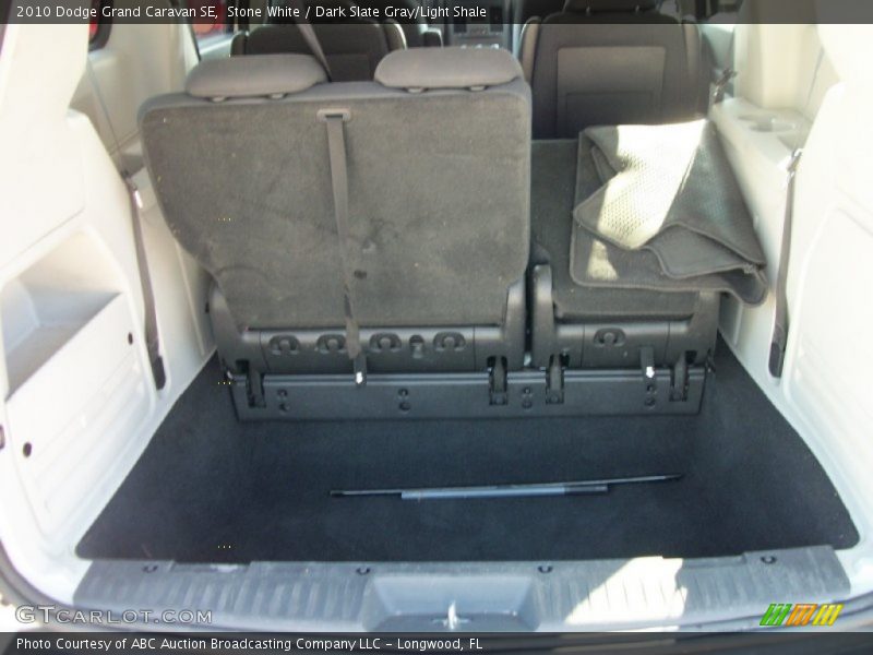 Stone White / Dark Slate Gray/Light Shale 2010 Dodge Grand Caravan SE