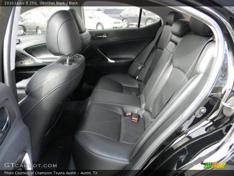 Obsidian Black / Black 2010 Lexus IS 250