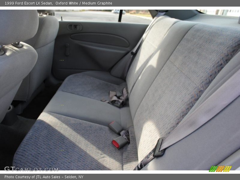 Oxford White / Medium Graphite 1999 Ford Escort LX Sedan
