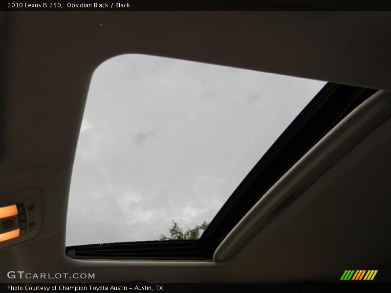 Obsidian Black / Black 2010 Lexus IS 250