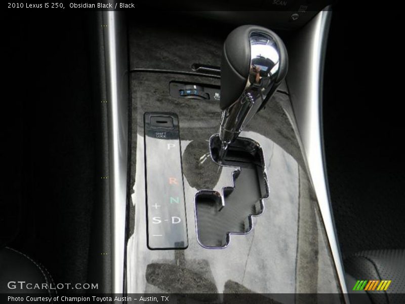 Obsidian Black / Black 2010 Lexus IS 250
