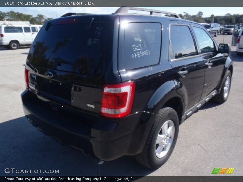 Black / Charcoal Black 2010 Ford Escape XLT V6